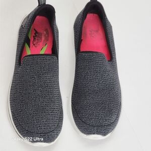 Nike Black and White Slip-On Sneakers